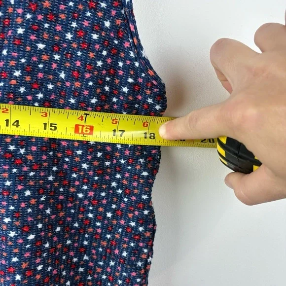 Loft Lou & Grey Women’s Patriotic Stars 4th of July Tank Top Button Down Small - Picture 8 of 9